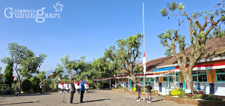 80 Tahun Indonesia Merdeka, RW 02 Pagergunung Desa Gunungsari Bangkitkan Semangat Persatuan Lewat Upacara Bendera